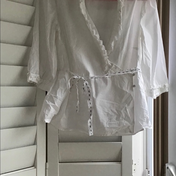 Wrap around blouse NWT - Picture 4 of 16